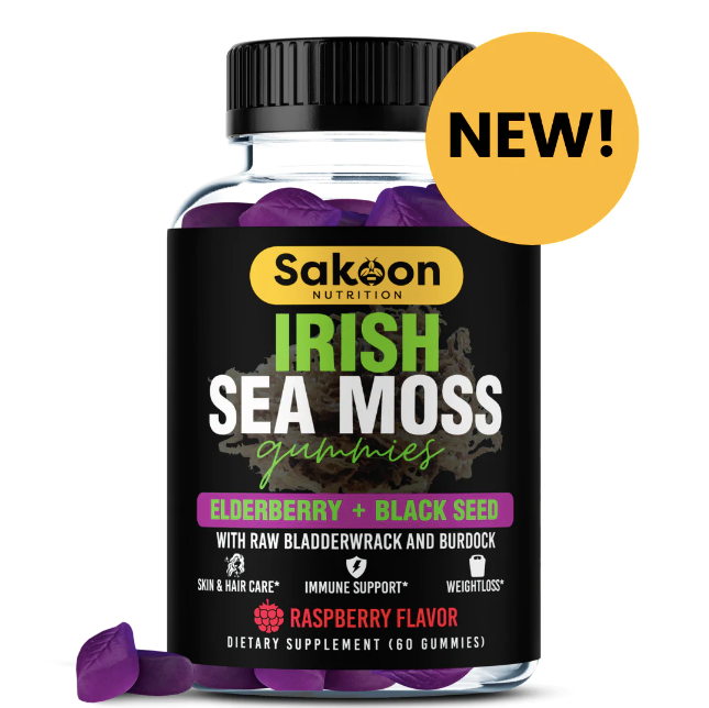 Sea Moss Gummies With Elderberry & Black Seed Oil
